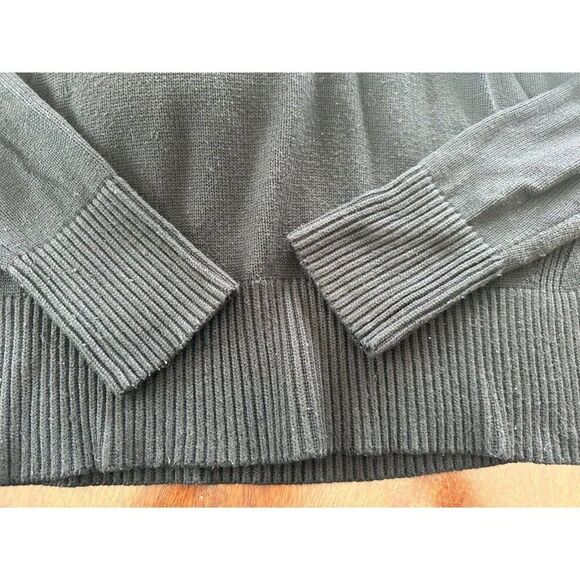 Lululemon Women's Cashmere Blend Ribbed Crewneck Black Sweater - Picture 5 of 6